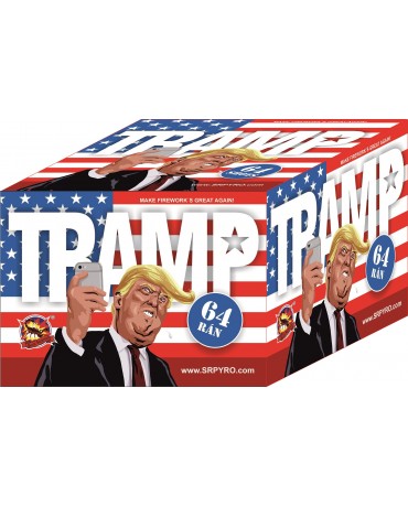 Pyrotechnika Ohnostroj Kompakt Tramp 64rán ráže 25mm