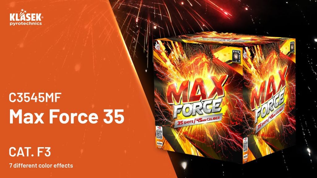 Kompaktný ohňostroj Max Force 35 ran / 45 mm