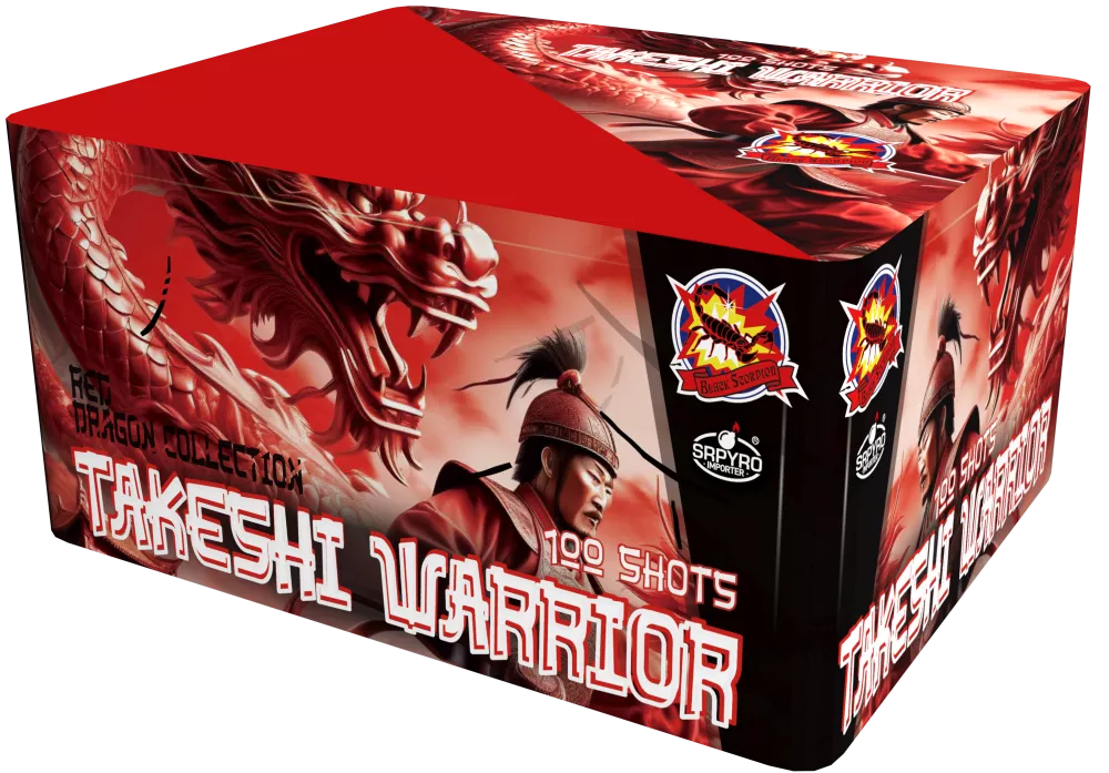 Ohňostroj Takeshi Warrior 100rán 20mm 1ks