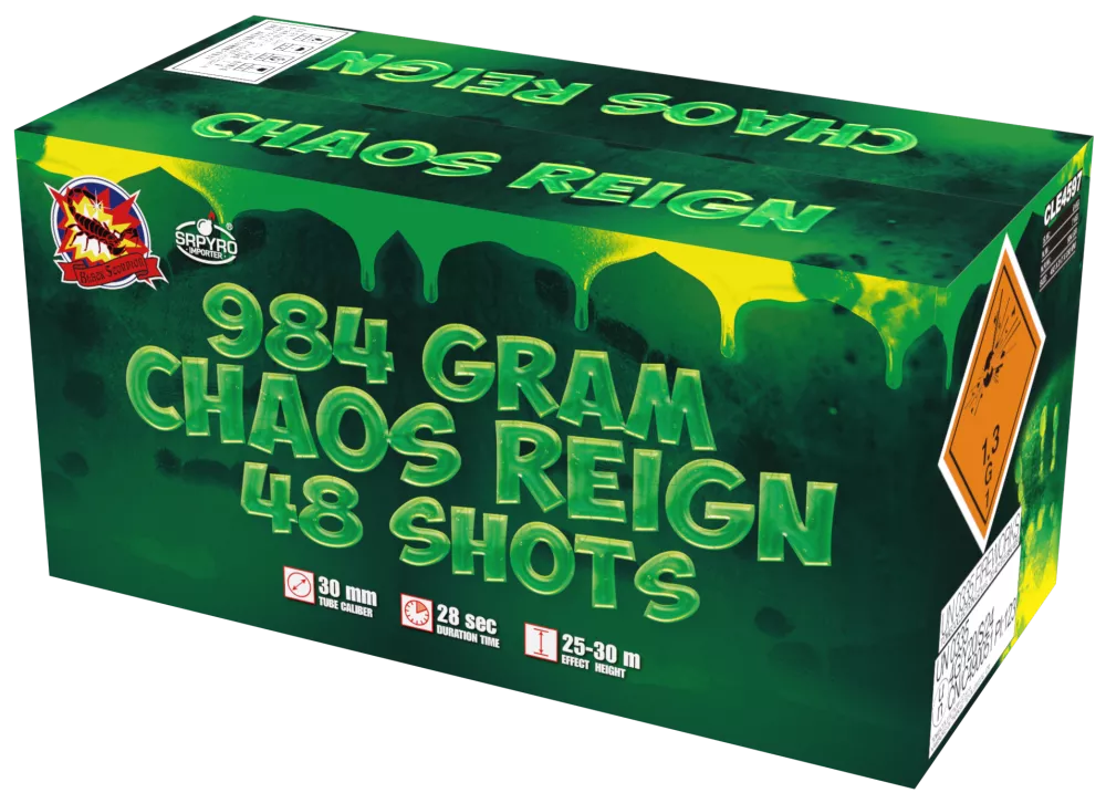 Pyrotechnika Ohňostroj Chaos reign 48rán 30mm 1ks
