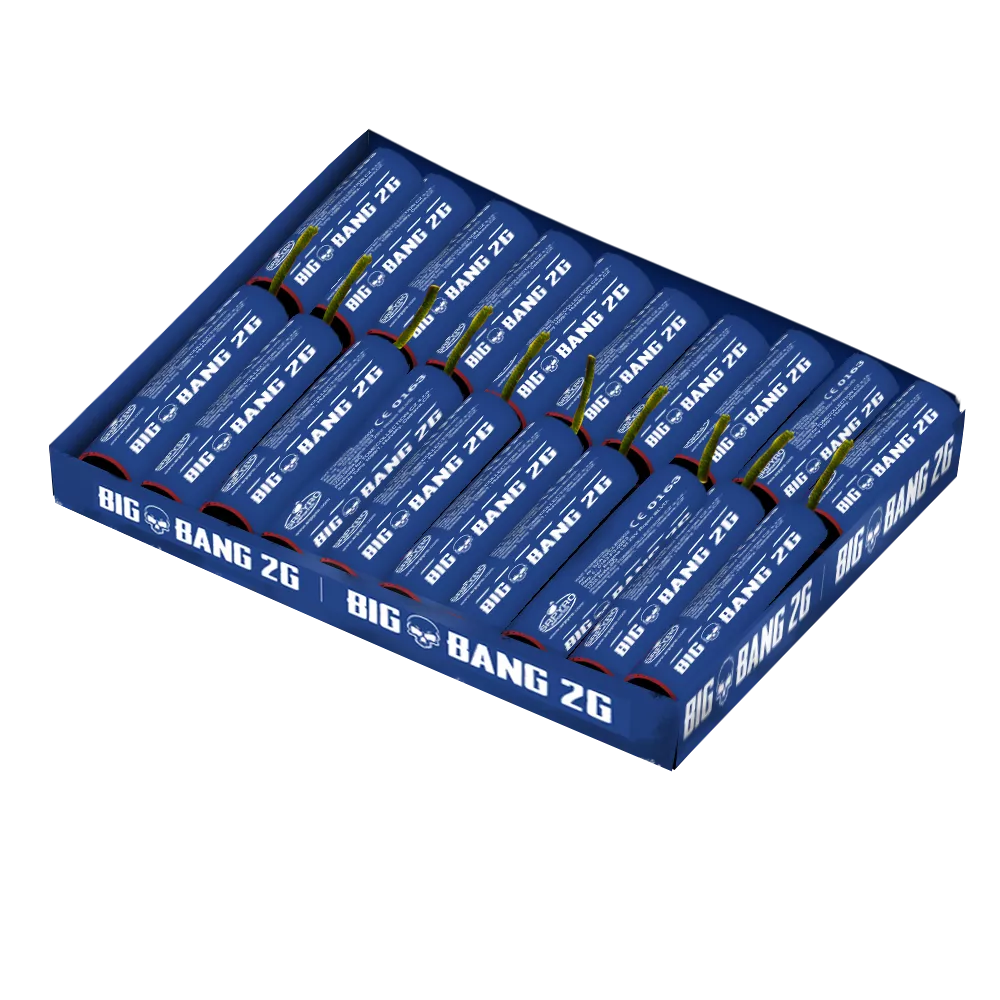Pyrotechnika Petardy Big bang modré 2G 20ks/bal