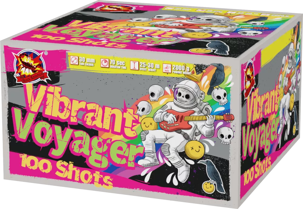 Ohňostroj Vibrant voyager 100rán 30mm 1ks