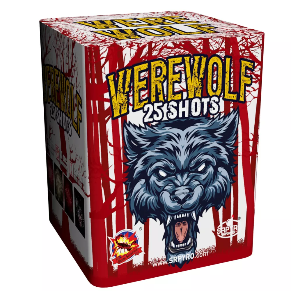 Pyrotechnika Ohnostroj Kompakt Werewolf 25rán ráže 30mm