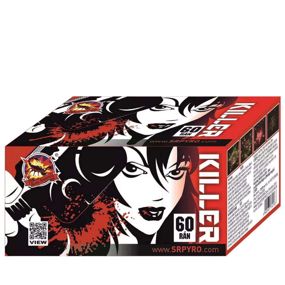 Pyrotechnika Ohnostroj Killer 60rán ráže  16mm