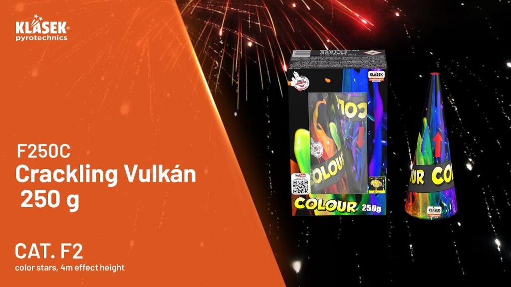 Fontána Vulkán 250g Colour 2ks ( cena Balenie )