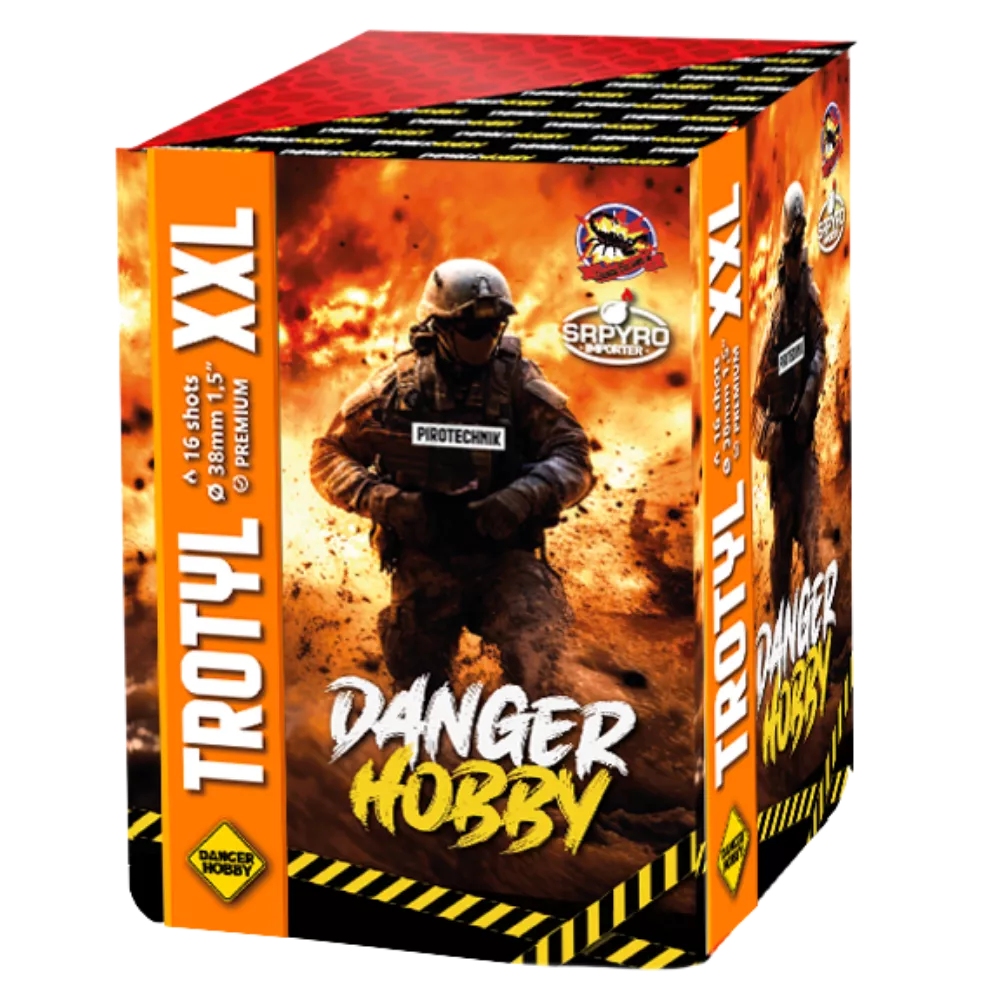 Ohňostroj Hobby trotyl XXL 16rán 38mm 1ks