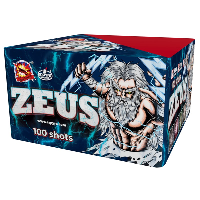 Pyrotechnika Ohňostroj Zeus 100r 25mm 1ks