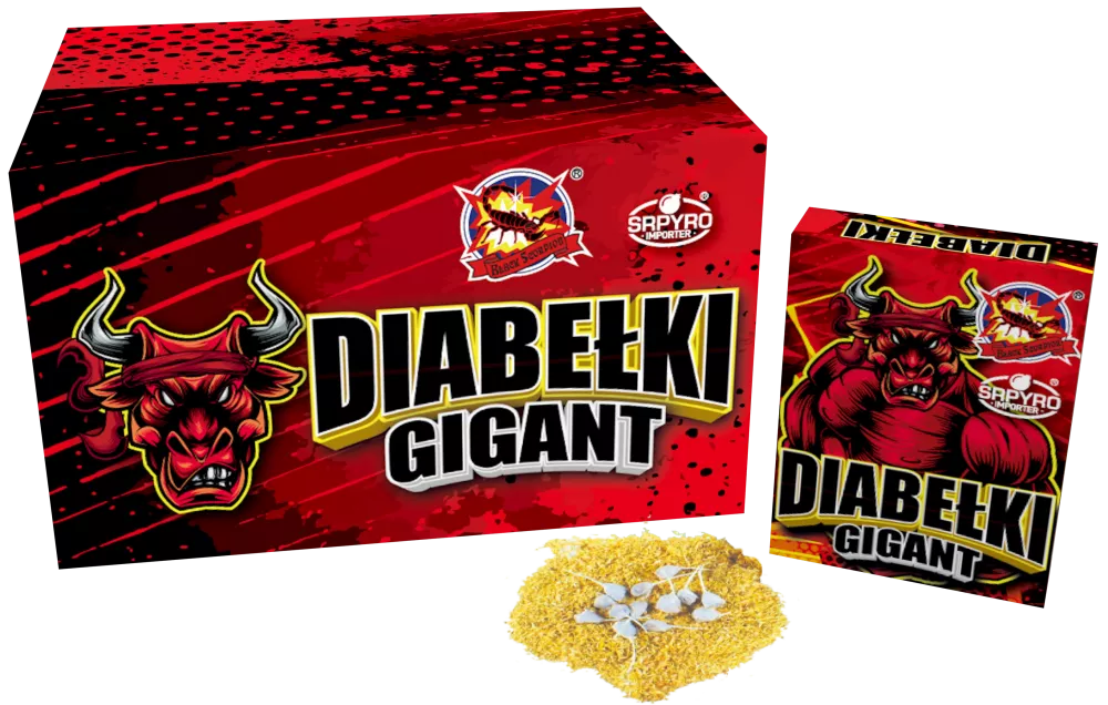 pyrotechnika Búchajúce guličky Diabelki Gigant 50ks