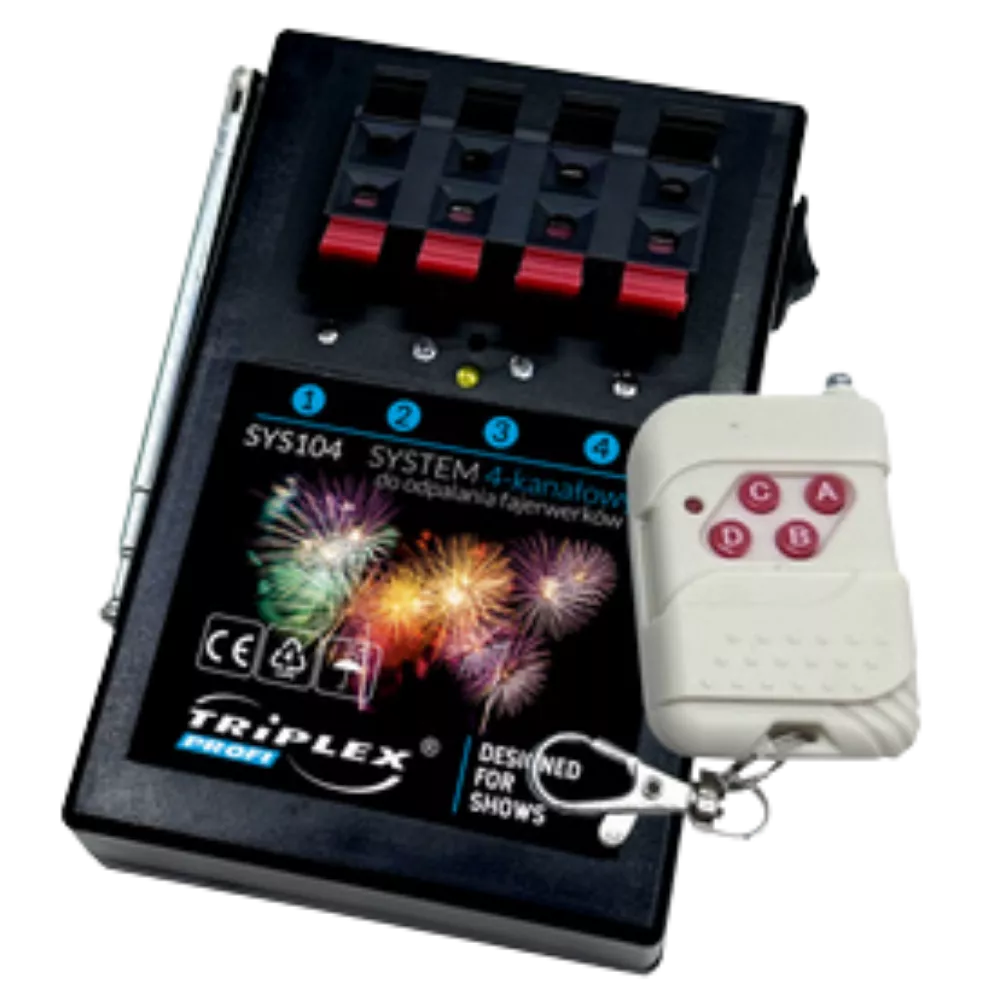 Diaľkový odpaľovač 4 kanálový 1ks