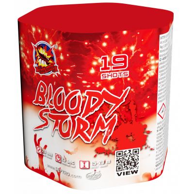 Pyrotechnika Ohnostroj Bloody storm 19r 20mm 1ks