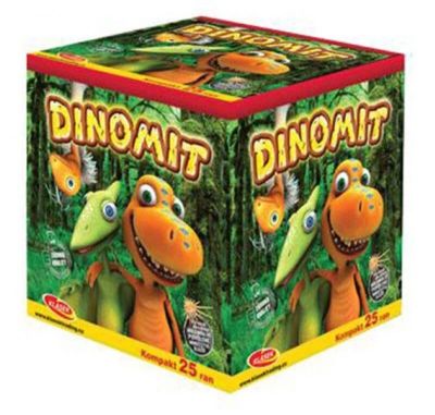 Pyrotechnika Ohnostroj Kompakt Dinomit 25rán ráže 20mm