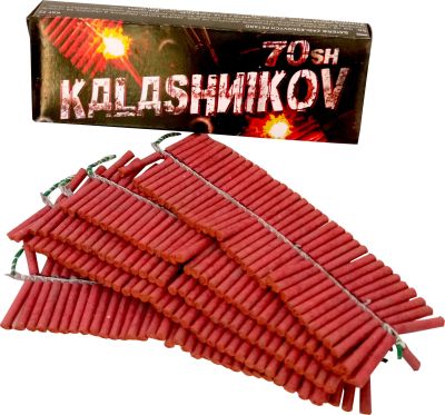 Pyrotechnika Búchajúci koberček Kalašnikov  malý 70rán 5ks