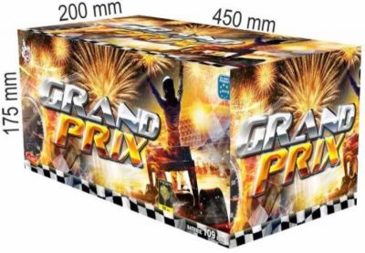 Ohnostroj Kompakt Grand Prix 109rán stupnujucej sa ráže20+25+30mm