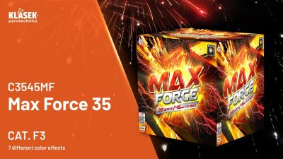 Kompaktný ohňostroj Max Force 35 ran / 45 mm