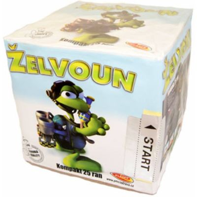 Pyrotechnika Ohnostroj Kompakt želvoun 25 rán ráže 20mm