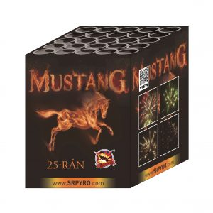 Pyrotechnika Ohnostroj Kompakt Mustang 25rán ráže 30mm