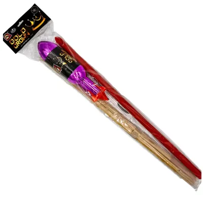 Pyrotechnika Raketa Gold crown 70mm 1ks