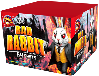 Ohňostroj Bad Rabbit 64r 25mm 1ks