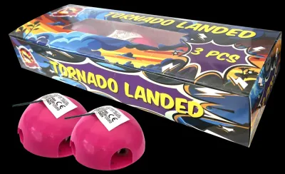 Pyrotechnika Detská pyrotechnika Tornado Landed 3ks/bal