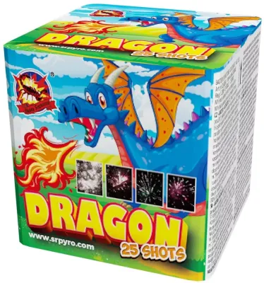 Ohňostroj Dragon 25rán 18mm 1ks