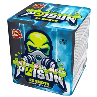 Ohňostroj Poison 25r 20mm 1ks