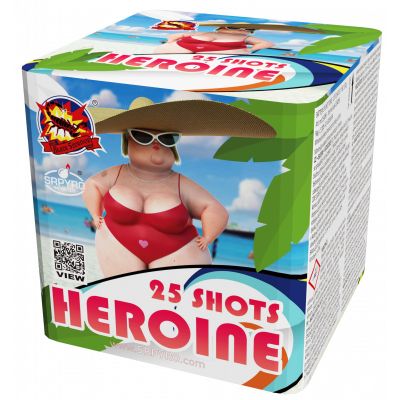 Pyrotechnika Ohňostroj Heroine 25 rán 18mm 1ks