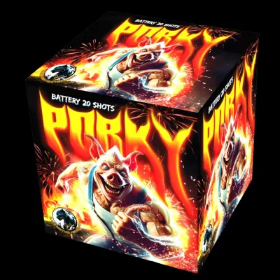 Pyrotechnika Ohňostroj Porky 20r 25mm 1ks