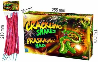 Pyrotechnika Žabák práskající páskyú / snakes12 ks