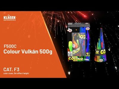 Pyrotechnika Vulkán 500g Color 2ks