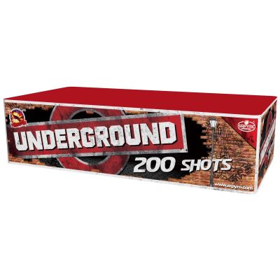 Ohňostroj Underground 200rán 18 mm 1ks