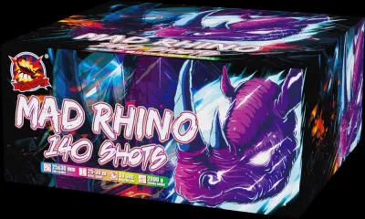 Ohňostroj Mad Rhino 140rán 25-30mm 1ks