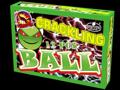 Pyrotechnika Detská Crackling ball 12ks/bal