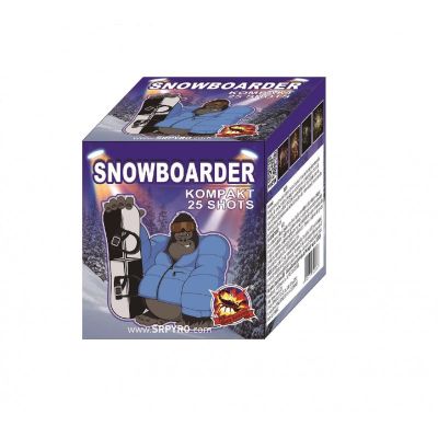 Ohňostroj Snowboarder 25r 20mm 1ks