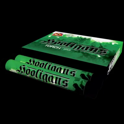 Pochodeň Hooligans zelená 1 ks