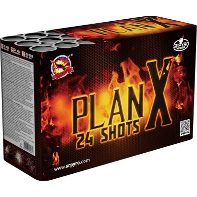 Pyrotechnika Ohnostroj Kompakt Plan X 24rán kaliber 36mm