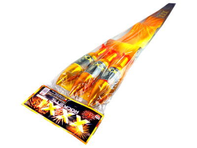 Pyrotechnika rakety XXXL Rockets - 3ks