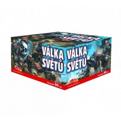 Pyrotechnika Kompaktný multiefektný ohňostroj – Válka světů – 90 rán