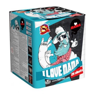 Pyrotechnika Ohňostroj I love mama 25 rán 50 mm 1ks