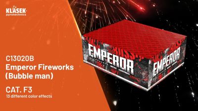 Pyrotechnika Ohnostroj Kompakt 130ran / 20mm Emperor / Bubble Man