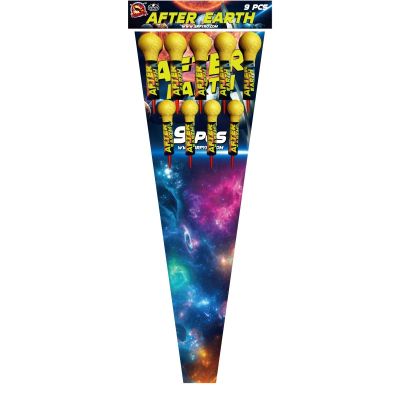 Pyrotechnika Rakety After Earth Shells 9ks/bal