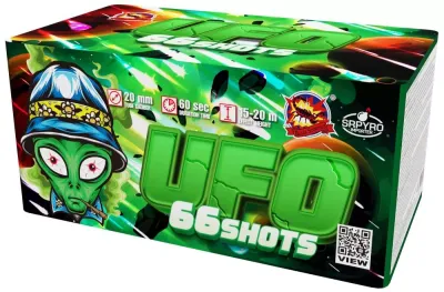 Pyrotechnika Ohňostroj UFO 66r 20mm 1ks / ( Hawaii )