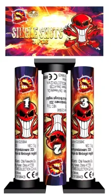 Pyrotechnika Single shot 3ks/bal