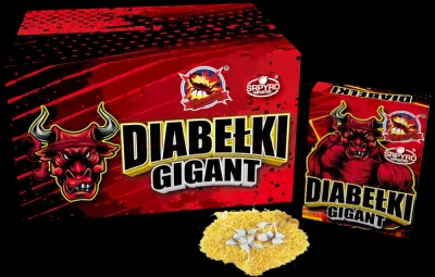 pyrotechnika Búchajúce guličky Diabelki Gigant 50ks