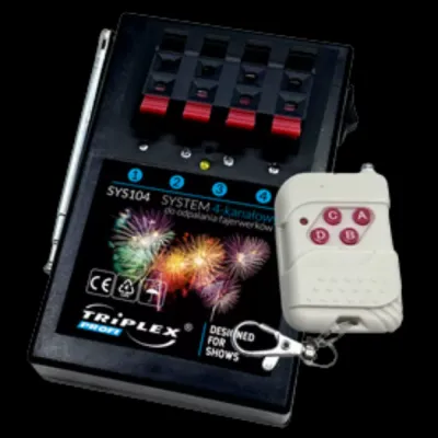 Diaľkový odpaľovač 4 kanálový 1ks