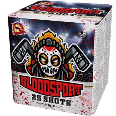 Pyrotechnika Ohňostroj Bloodsport 25 rán 20 mm