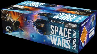 Ohňostroj Space wars 200 rán 30mm 1ks/ctn