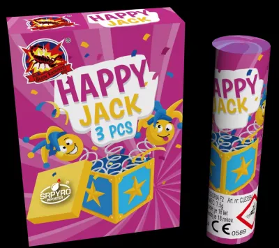 Pyrotechnika Detská pyrotechnika Happy Jack 3ks/bal