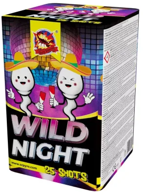 Ohňostroj Wild Night 25rán 25mm 1ks
