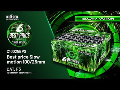 Pyrotechnika Kompakt ohňostroj BEST PRICE +30% TIME 100 ran 25 mm