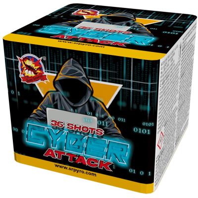 Pyrotechnika Ohňostroj Cyber Attack 36rán 16mm 1ks